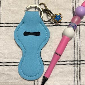 Handbeaded chapstick holders